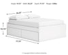 Onita Full Platform Bed with 1 Side Storage