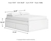 Onita Full Platform Bed with 2 Side Storage
