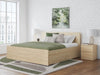 Onita King Panel Platform Bed with 2 Side Storage