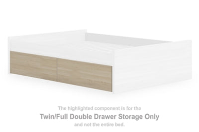 Onita Twin/Full Double Drawer Storage