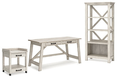 Escritorio, librería y soporte para impresora Carynhurst Home Office