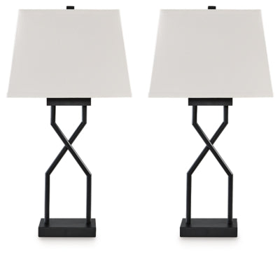 Lámpara de mesa Brookthrone (juego de 2)
