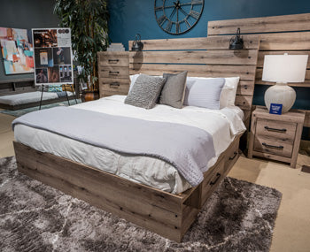 Urbanoore Queen/King Side Storage with Rails