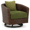 Horizon Hall Outdoor Swivel Lounge Chair with Cushion