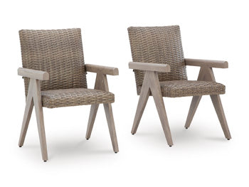 Carisbo Outdoor Arm Chair (Set of 2)