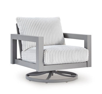 Sillón giratorio para exterior Moonlight View con cojín
