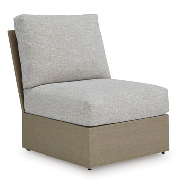 Kimpton Isle Outdoor Armless Chair with Cushion