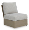 Kimpton Isle Outdoor Armless Chair with Cushion