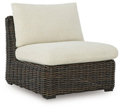 Kimora Outdoor Armless Chair with Cushion