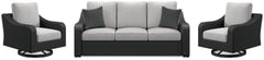 Beachcroft Outdoor Sofa and 2 Lounge Chairs