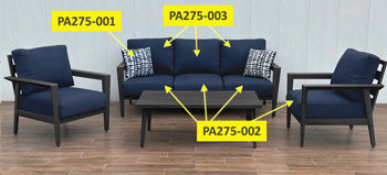 Cojín para el asiento de la silla Gali