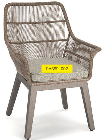 Cojín de asiento frente a la playa
