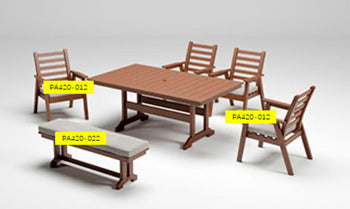 Cojín de asiento de silla Emmeline