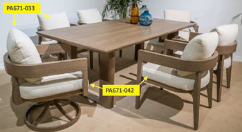 Cojín de respaldo para silla Serene Bay