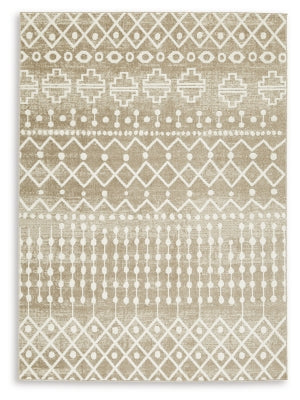 Alfombra lavable Bunchly de 4'11" x 7'2"