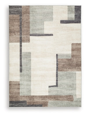 Alfombra Larkport lavable de 5' x 7'