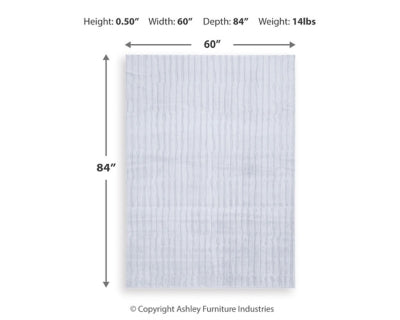 Worthley Washable 5' x 7' Area Rug