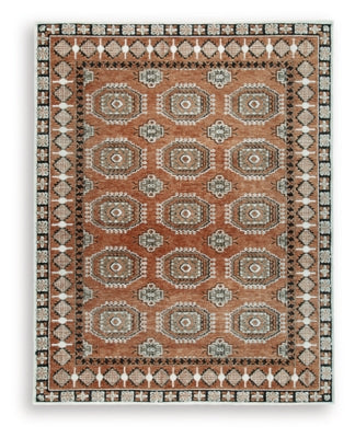 Alfombra de área Qaabiz de 2,34 m x 3,05 m