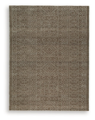Alfombra de área Merrittman de 7'8" x 10'