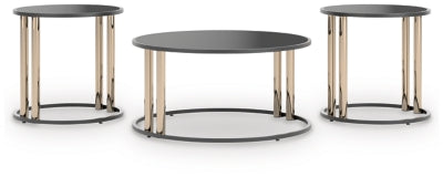 Mesa auxiliar Hannerly (juego de 3)