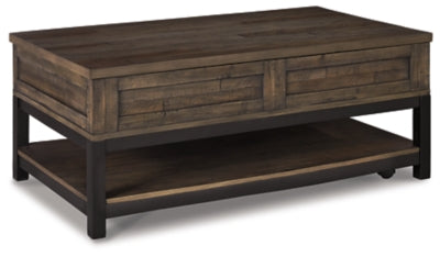 Mesa de centro Johurst con tapa elevable