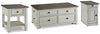 Bolanburg Coffee Table with End Table and Chairside End Table