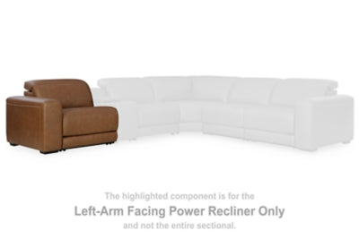 Sillón reclinable eléctrico Rally-Up con brazo izquierdo (visto de frente)