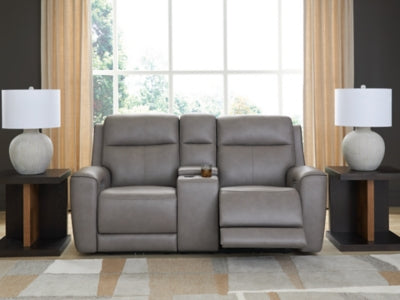 5Z-Relaxation Power Reclining Loveseat with Console