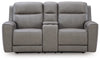 5Z-Relaxation Power Reclining Loveseat with Console