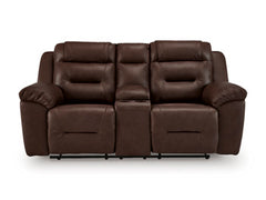 Beaman Peak Reclining Loveseat with Console