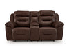 Beaman Peak Reclining Loveseat with Console