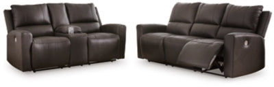 Boxmere Power Reclining Sofa and Loveseat