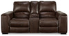 Alessandro Power Reclining Loveseat with Console