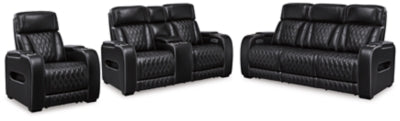 Sofá reclinable eléctrico Boyington, sofá de dos plazas y sillón reclinable
