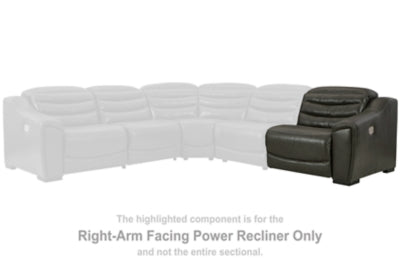 Seccional central reclinable eléctrico con brazo derecho