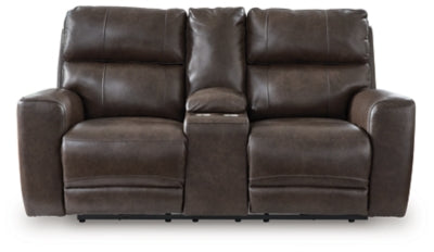 Beadel Power Reclining Loveseat with Console