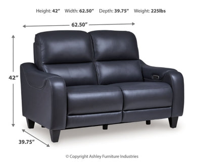Mercomatic Power Reclining Loveseat