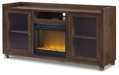 Mueble de TV Starmore de 70" con chimenea eléctrica