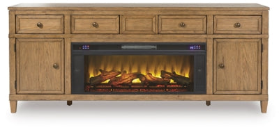 Sharlance 81" TV Stand with Electric Fireplace